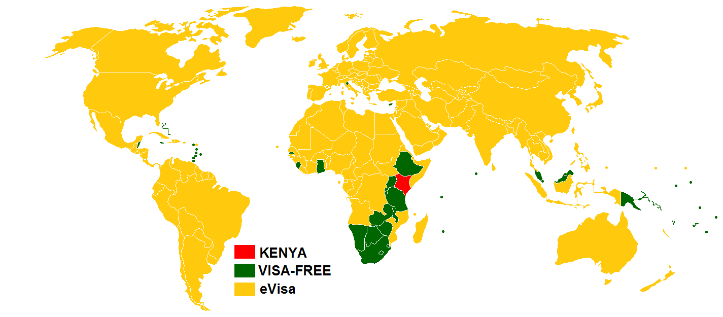 Visa-free destinations for Kenyans